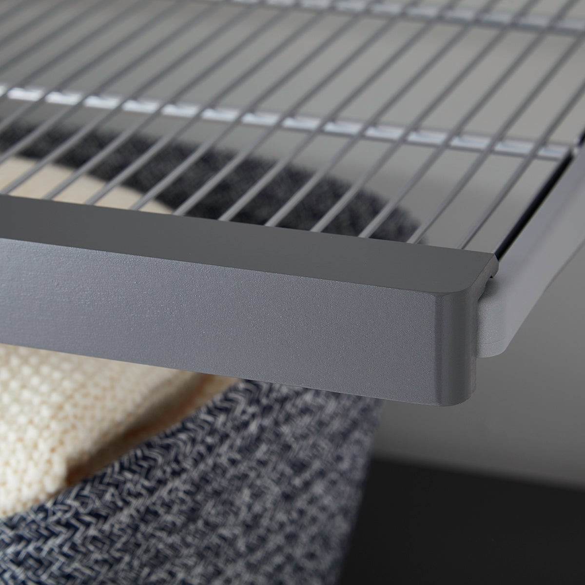 Elfa Décor 8' Grey & Platinum ReachIn Closet The Container Store